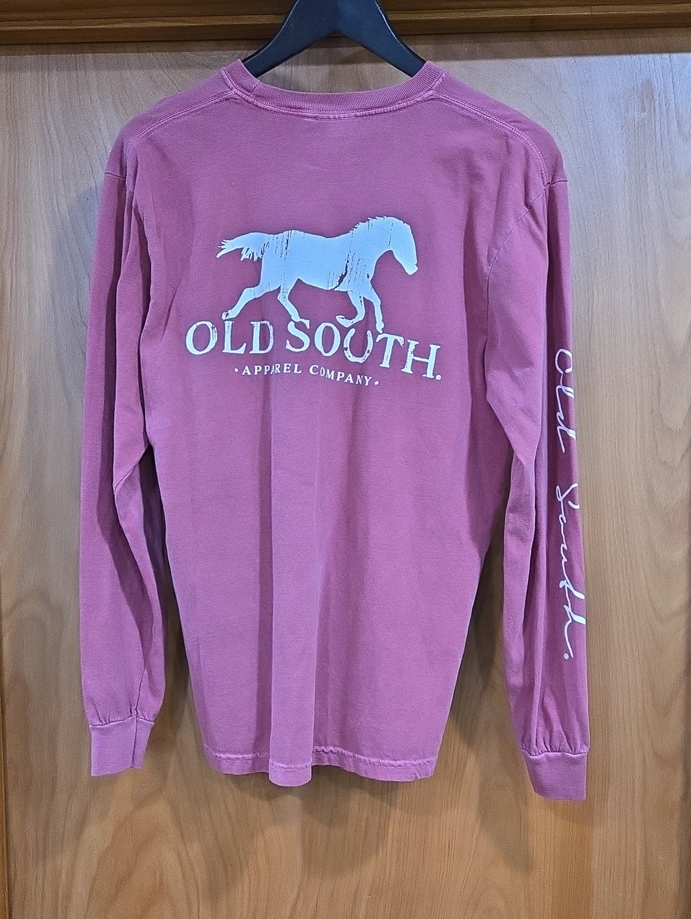 Men's Long Sleeve Logo Tee - Dusty Rose